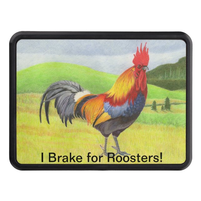 Rooster Trailer Hitch Cover (Front)