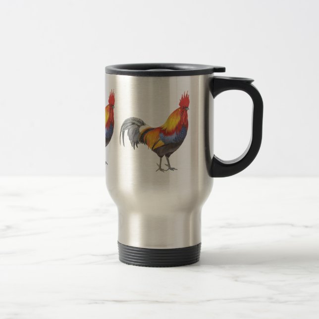 Rooster Travel Mug (Right)