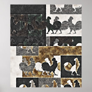Rooster Vintage #2 Posters