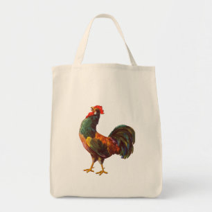 Rooster Vintage Kitchen Crate Art Tote Bag