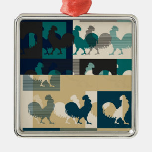 Rooster Vintage Ornaments