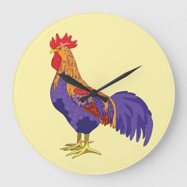 Rooster Wall Clock (Front)