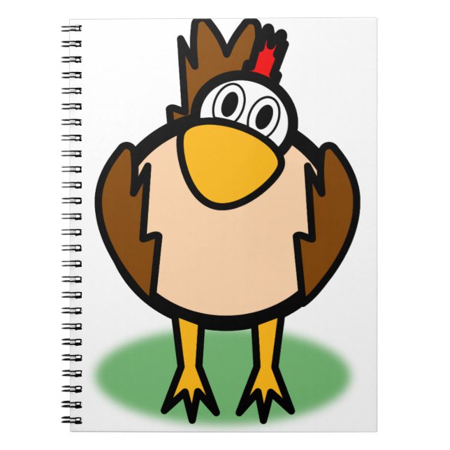 Rooster Watching Notebook (Front)