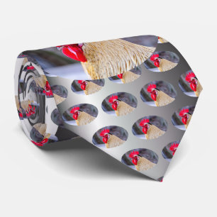 Rooster with Cockscomb Tie