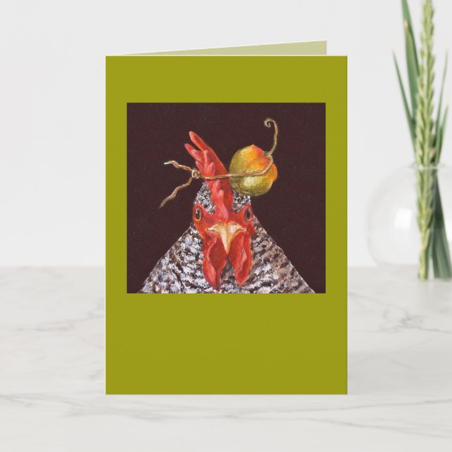rooster with habanero card (Front)