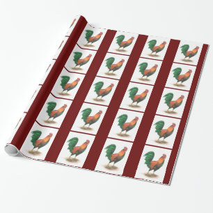 Rooster Wrapping Paper