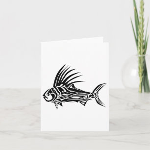 Roosterfish Shirt - Cool Rooster Fish Tril Design Card
