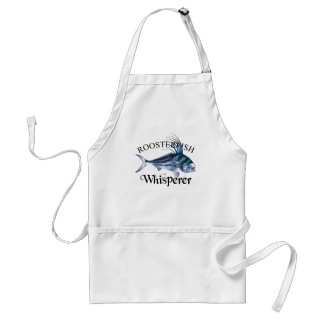 Roosterfish Whisperer Light Coloured Standard Apron (Front)