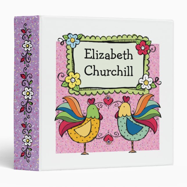 Roosters and Chicks - SRF Binder (Front/Spine)