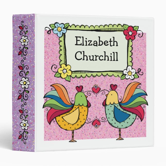 Roosters and Chicks - SRF Binder (Front/Spine)