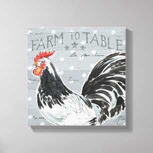 Roosters Call III Canvas Print