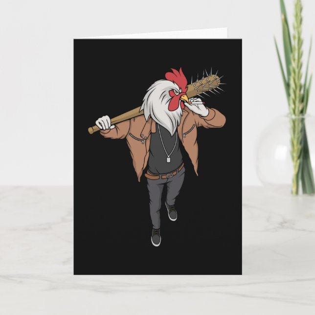 Roosters Fighting Card (Front)