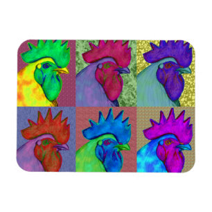 Roosters Gone Wild! Magnet