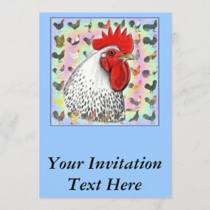 Roosters! Invitation