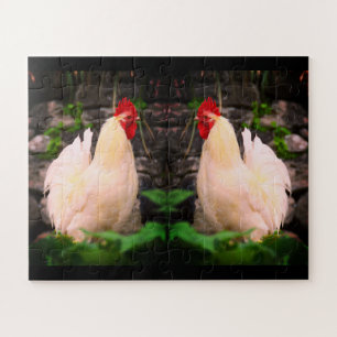 Roosters Jigsaw Puzzle