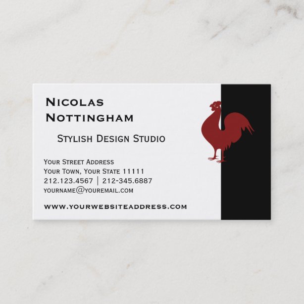 Poultry Farm Business Cards & Profile Cards Zazzle CA