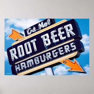 Root Beer Diner Poster