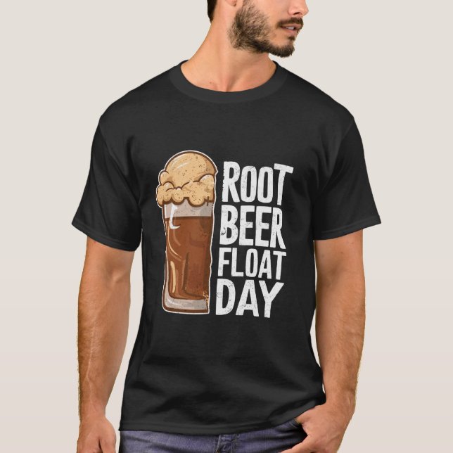 Root Beer Float Day Funny Vanilla Ice 8th August T T-Shirt (Front)