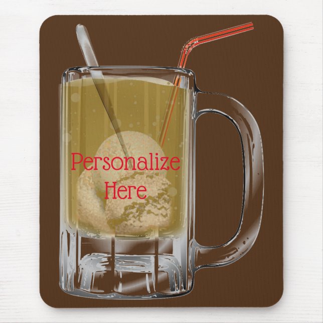 Root beer float mouse pad (Front)