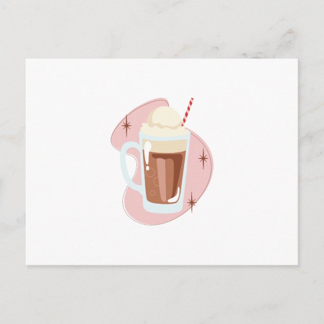 Root Beer Float Postcard (Front)