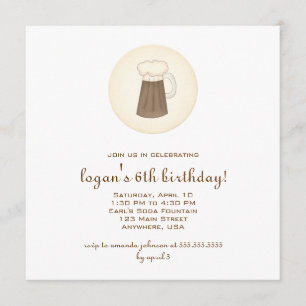 Root Beer Invitation