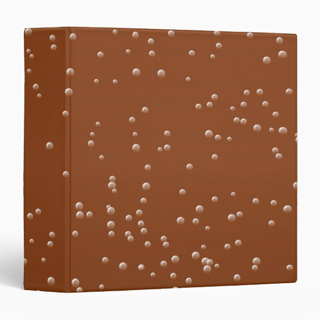 Root Beer with Tiny Bubbles Background Art Binder (Front/Spine)