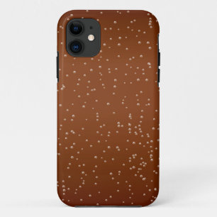 Root Beer with Tiny Bubbles Background Art iPhone 11 Case