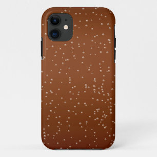 Root Beer with Tiny Bubbles Background Art iPhone 11 Case