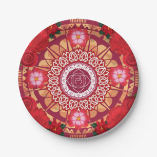 Root Chakra Mandala Plate