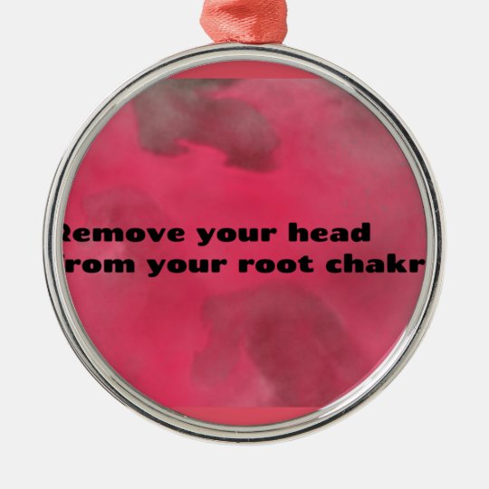 Root Chakra Metal Ornament