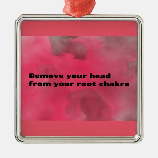 Root Chakra Metal Ornament