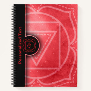 Root Chakra Muladhara Energy Healing Notebook