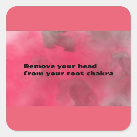 Root Chakra Square Sticker