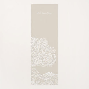 Root Down Deep Tree Of Life Mandala Design - Sand Yoga Mat
