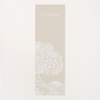 Root Down Deep Tree Of Life Mandala Design - Sand Yoga Mat