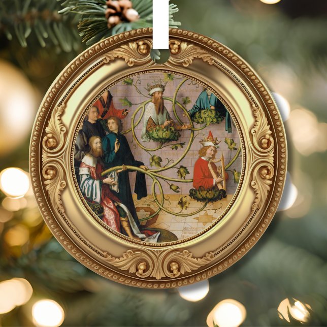 Root of Jesse Tree Advent  Metal Ornament (Creator Uploaded)