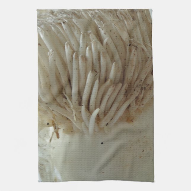 Root of Leek, Vegetables, Healthy Raw White Food Kitchen Towel (Vertical)
