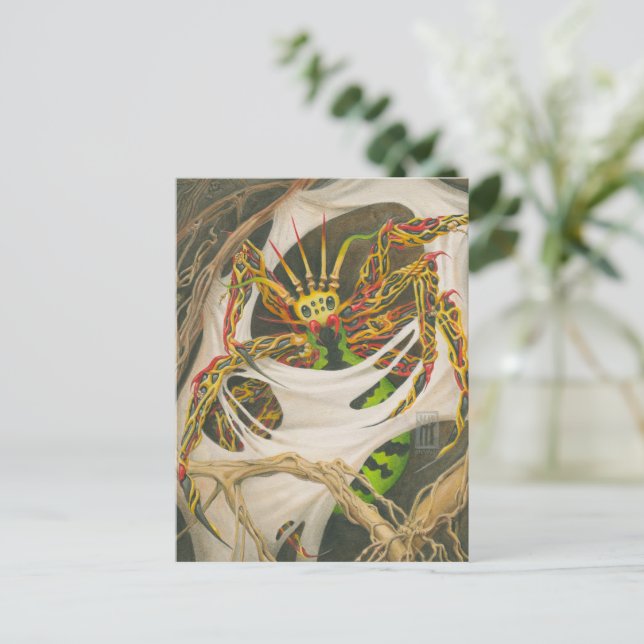 Root Spider Postcard (Standing Front)