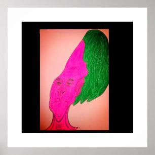 Root Vegetable Character Art Poster