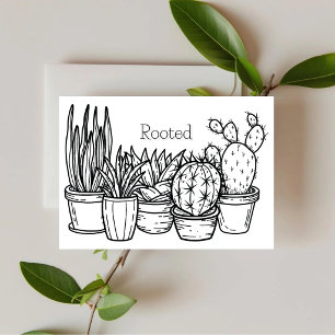 Rooted – Desert Ink Encouragement Card
