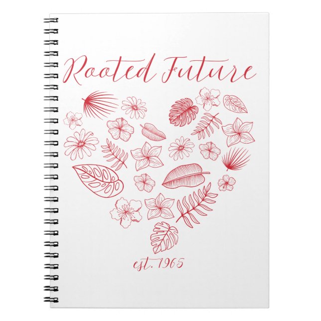 Rooted Future est. 1965 Spiral Photo Notebook (Front)
