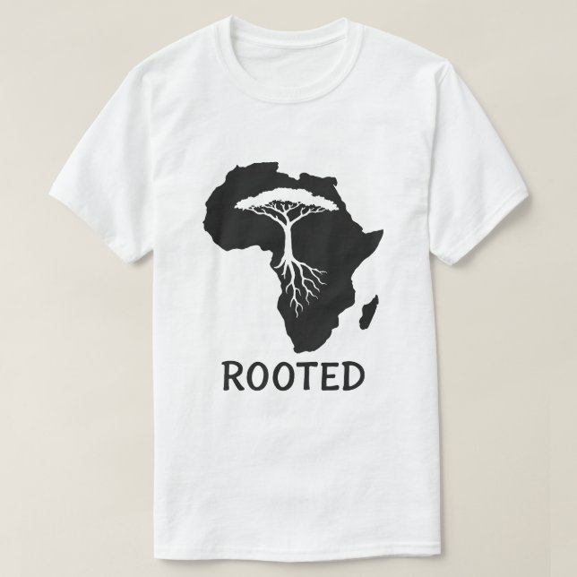 Rooted in Africa T-Shirt (Design Front)