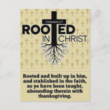 Rooted In Christ Colossians 2:7 Bible Verse