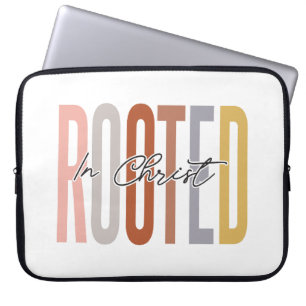 Rooted in Christ Laptop Case
