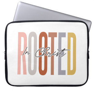 Rooted in Christ Laptop Case