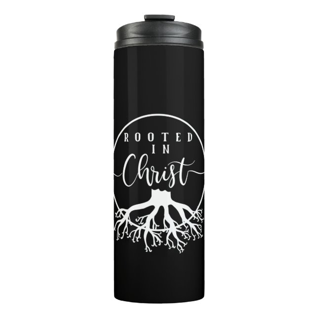 Rooted in Christ Thermal Tumbler (Front)