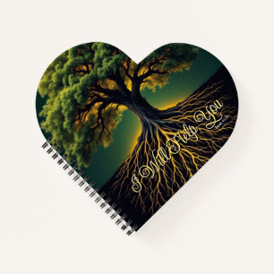 Rooted in Faith Growth Journal - Oak Tree Art