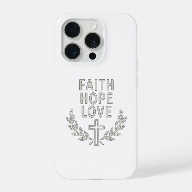 Rooted in Grace - iPhone 15 Pro case (Back)