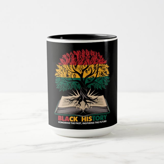 Rooted in Knowledge: Black History Tree of Legacy Mug (Center)