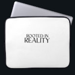 Rooted In Reality Minimalist Typewriter Laptop Sleeve<br><div class="desc">Secure your deep work tools. Premium padded sleeve featuring the signature PureType Studio typewriter design to remind you to stay grounded while you work.</div>